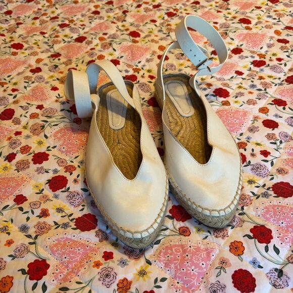 Stuart Weitzman ankle strap Espadrille Sandals - Picture 3 of 6